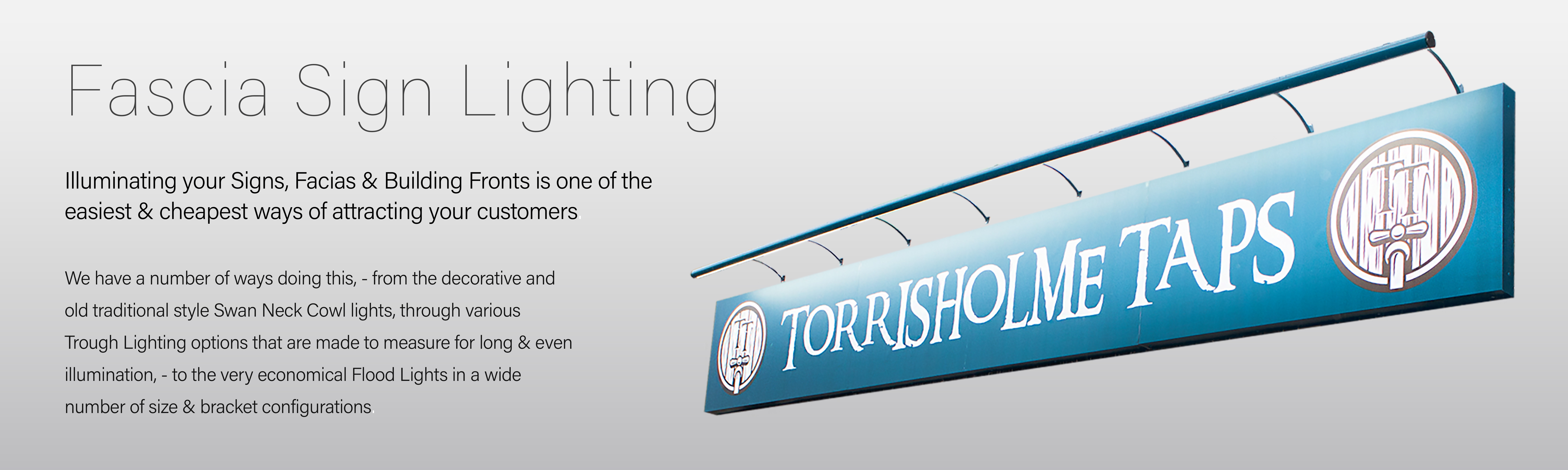 FASCIA SIGN LIGHTING